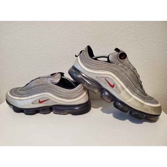 Nike Mens Air Max Vapormax 97 Silver Bullet Size 13 AJ7291-002 No Laces main image 4